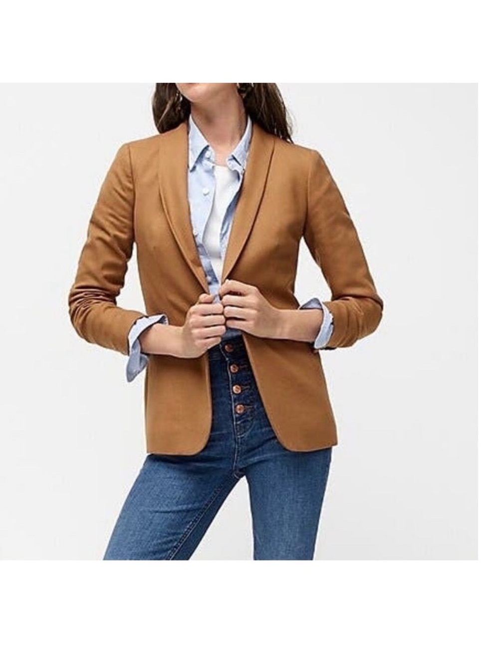 J. Crew Camel Wool Parke Blazer